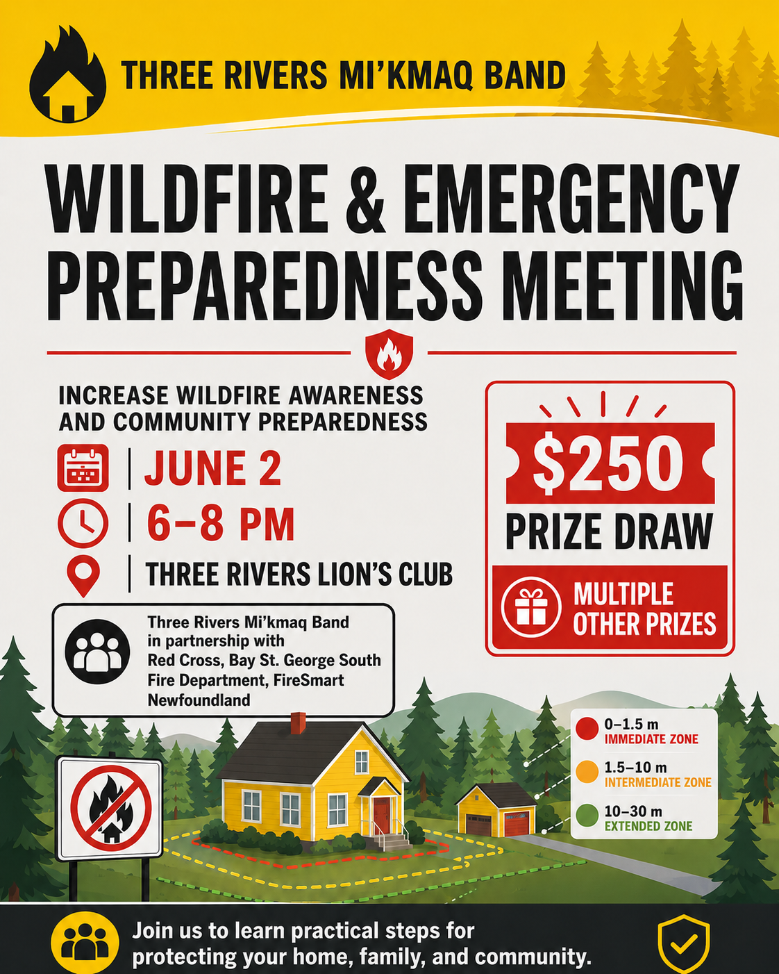 Wildfire and Emergency Preparedness Meeting poster